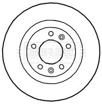 BORG & BECK Тормозной диск BBD4669